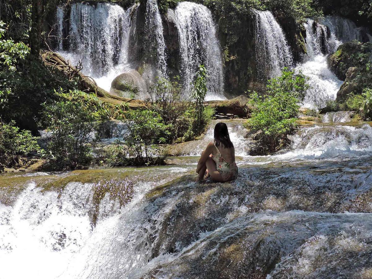 Campamento Rio Lacanja Hotel Bagian luar foto