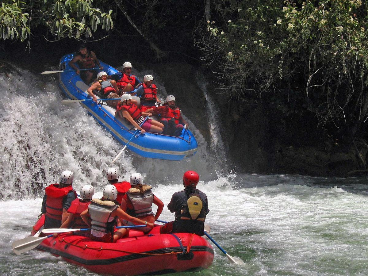 Campamento Rio Lacanja Hotel Bagian luar foto